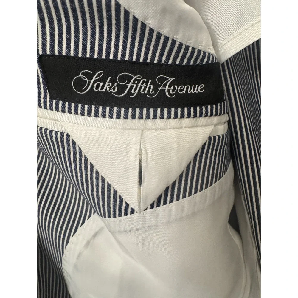Saks Fifth Avenue Mens Blazer Sears Sucker